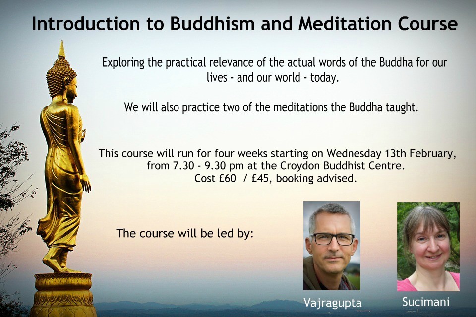 Introduction to Buddhism and Meditation Course - 4 weeks