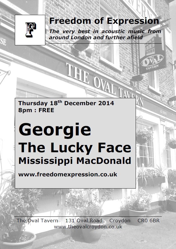 Freedom of Expression with Georgie, The Lucky Face and Mississppi MacDonald