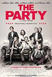 The Party (2017, UK, Dir. Sally Potter, 71 mins, PG)
