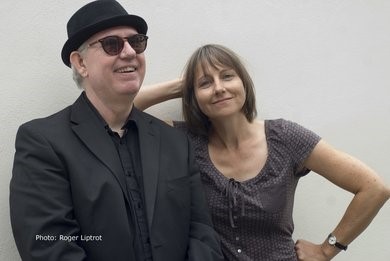 Clive Gregson and Liz Simcock at Croydon Folk Club on Monday 14th May