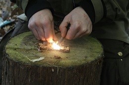 Fire lighting - friction techniques