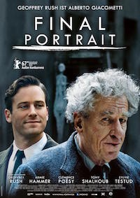 Final Portrait (2017, UK/USA, Dir. Stanley Tucci, 90 mins, 15)