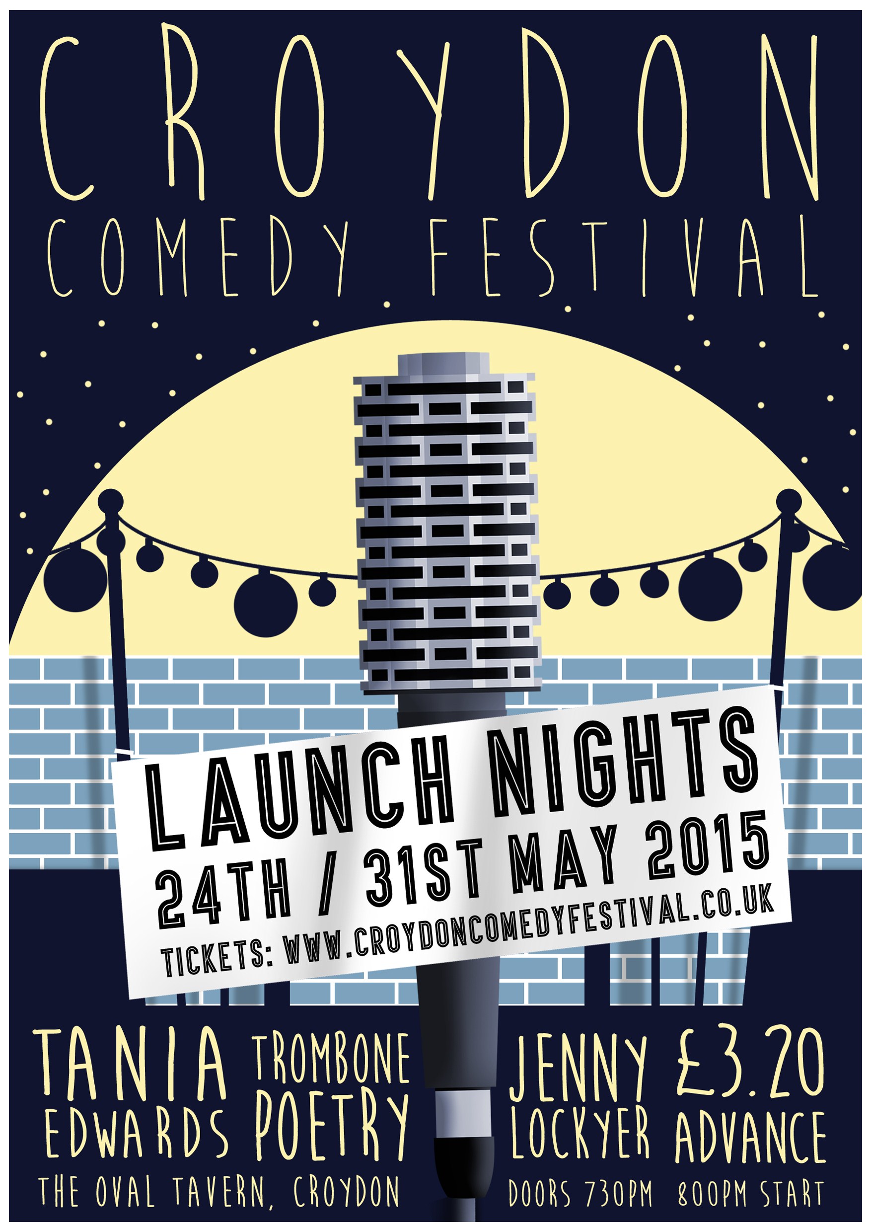 Croydon Comedy Festival launch event: Tania Edwards + Trombone Poetry + Jenny Lockyer
